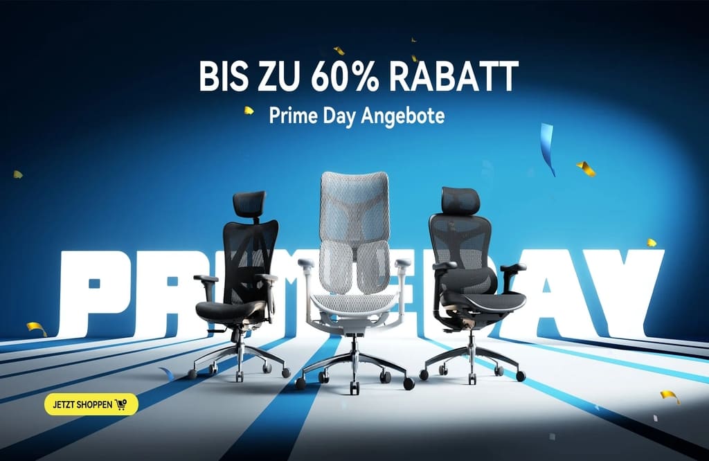 Prime Day 2025 bei Sihoo jetzt ergonomisch sitzen und sparen