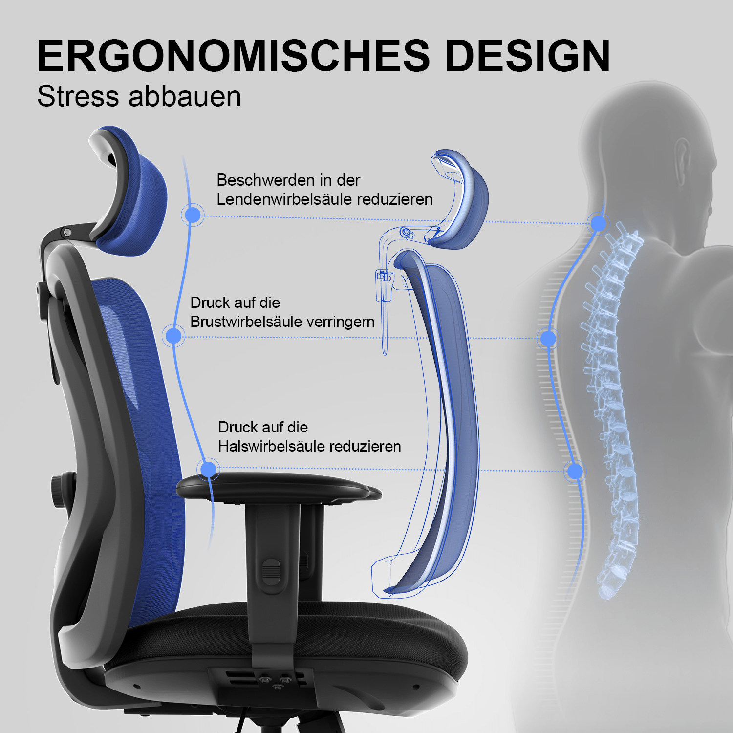 M18 Classic Ergonomischer Bürostuhl