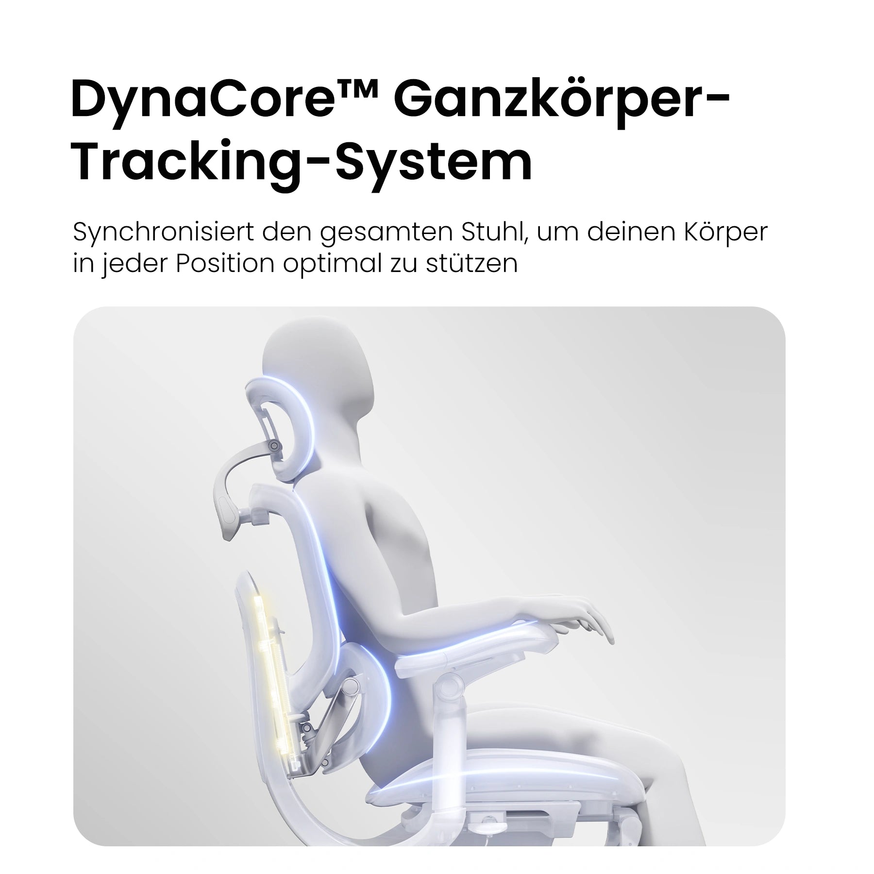 Doro C300 Pro V2 Ergonomischer Stuhl mit Ganzkörper-Anpassung