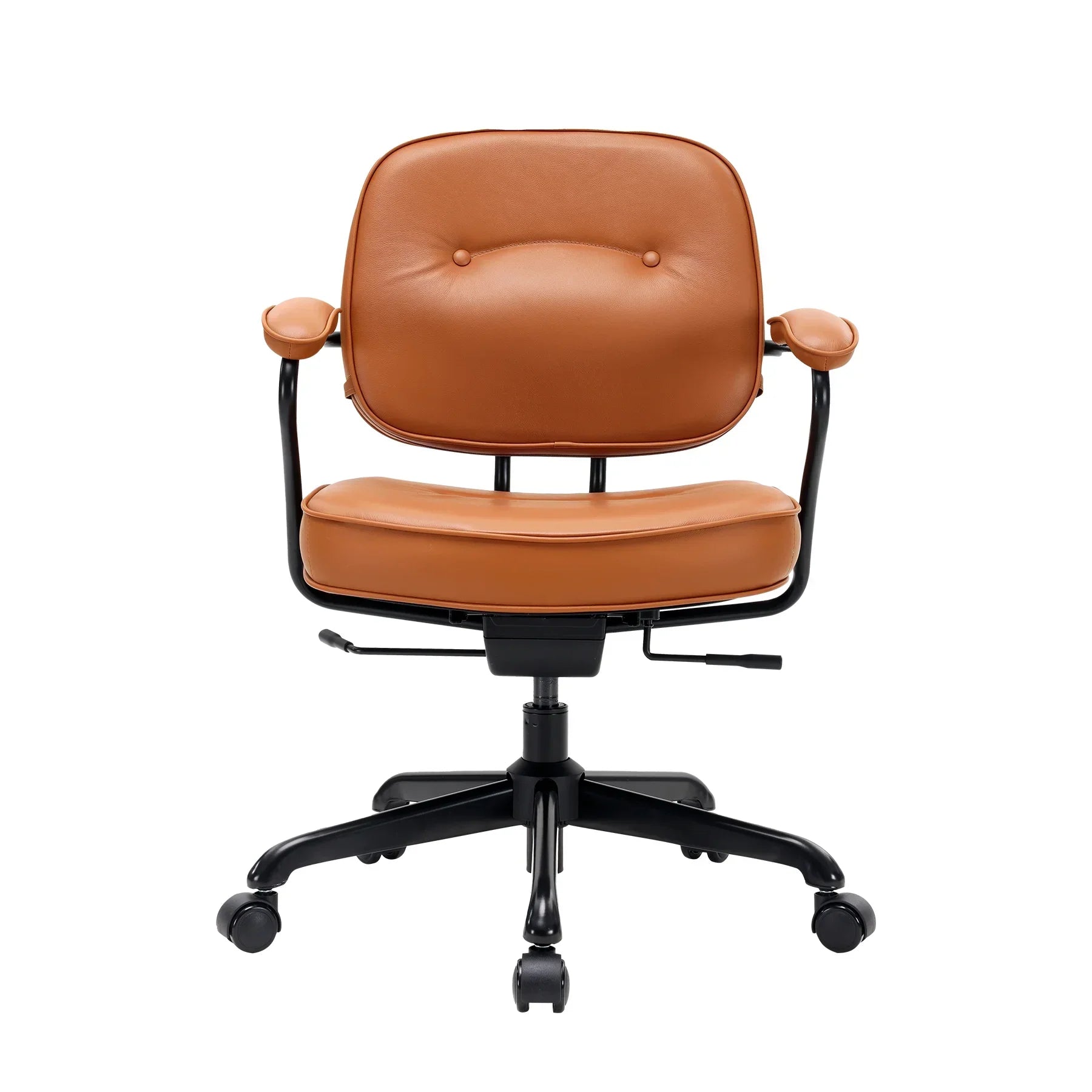L3 Bürostuhl Leder Braun